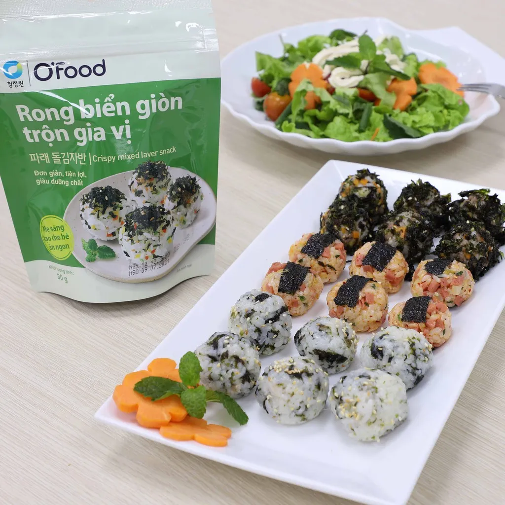 Ảnh Rong biển giòn trộn gia vị O'Food, vị ngọt vừa ăn, trộn cơm, cháo tiện lợi, ngon miệng 4