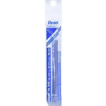 Ảnh Ruột Bút Bi Nhật Bản Pentel BK250 - BKS7E |Ngòi 0.7mm (Mưc Xanh và Đen) 4