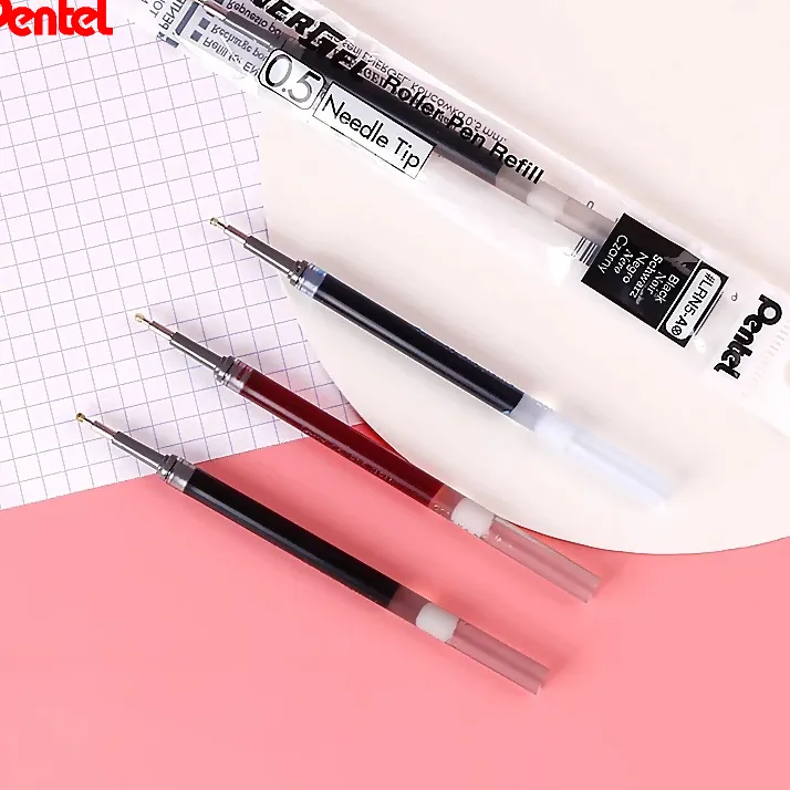 Ảnh Ruột Bút Gel Nhanh Khô Pentel Enegel LRN5 / LR7 / LR10 3 Cỡ Ngòi Thay Thế Các Dòng Bút Gel Pentel 3