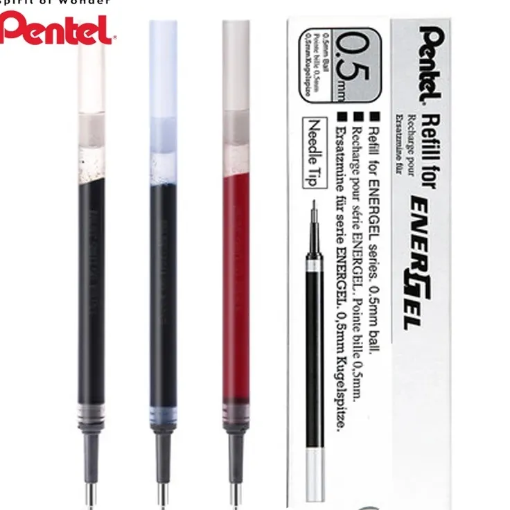 Ảnh Ruột Bút Gel Nhanh Khô Pentel Enegel LRN5 / LR7 / LR10 3 Cỡ Ngòi Thay Thế Các Dòng Bút Gel Pentel 4