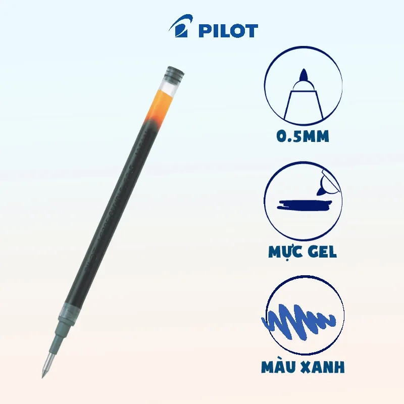 Ảnh Ruột bút gel Pilot G-2 mực xanh dành cho bút Pilot G-2 2