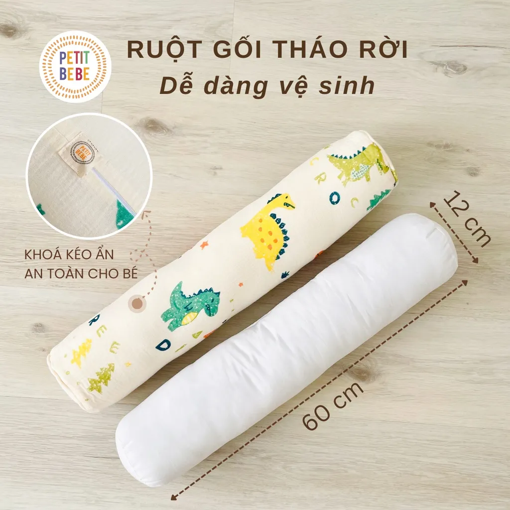 Ảnh Ruột gối ôm cho bé PETIT BEBE nhiều kích thước hút chân không 3