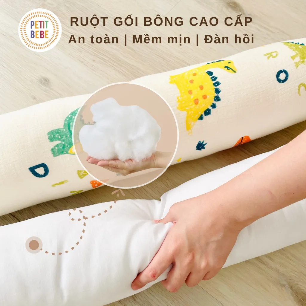 Ảnh Ruột gối ôm cho bé PETIT BEBE nhiều kích thước hút chân không 4
