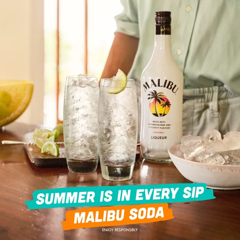 Ảnh Rượu Mùi Malibu Nồng Độ Alc 21% 700ml Không Kèm Hộp 3