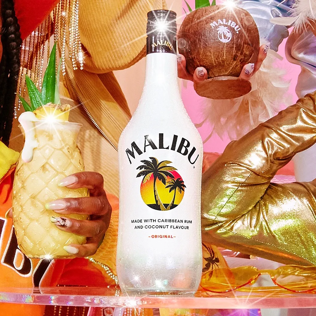 Ảnh Rượu Mùi Malibu Nồng Độ Alc 21% 700ml Không Kèm Hộp 4