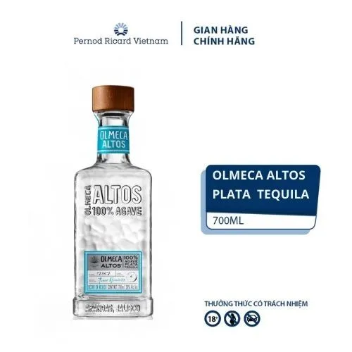 Ảnh Rượu Tequila Olmeca Altos Plata Nồng Độ Alc 38% 700ml Không Kèm Hộp 1