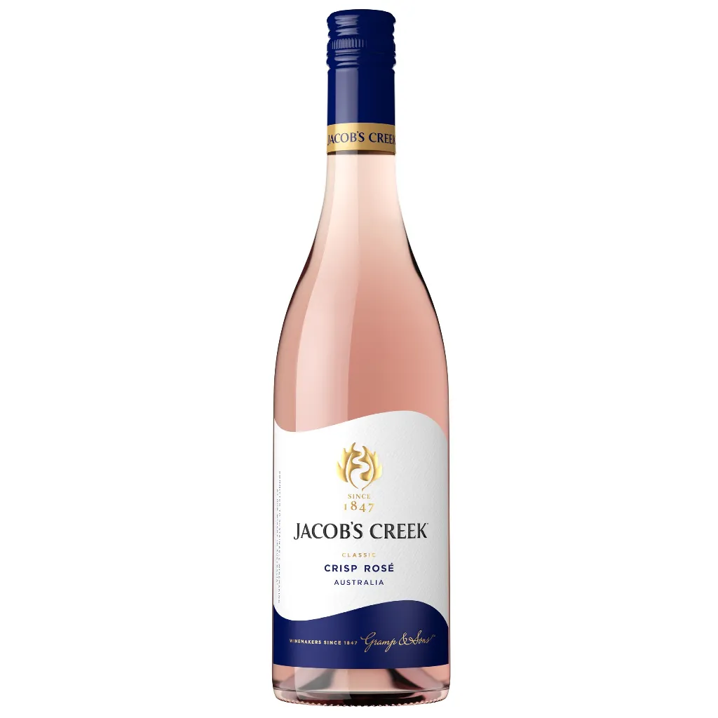 Ảnh Rượu Vang Hồng Jacob's Creek Classic Crisp Rosé nồng độ 12.5%vol  750ml Không Kèm Hộp 3