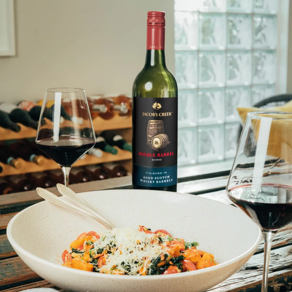 Ảnh Rượu Vang Đỏ Jacob's Creek Double Barrel Shiraz Nồng Độ Alc 14.6% 750ml  không kèm hộp 3