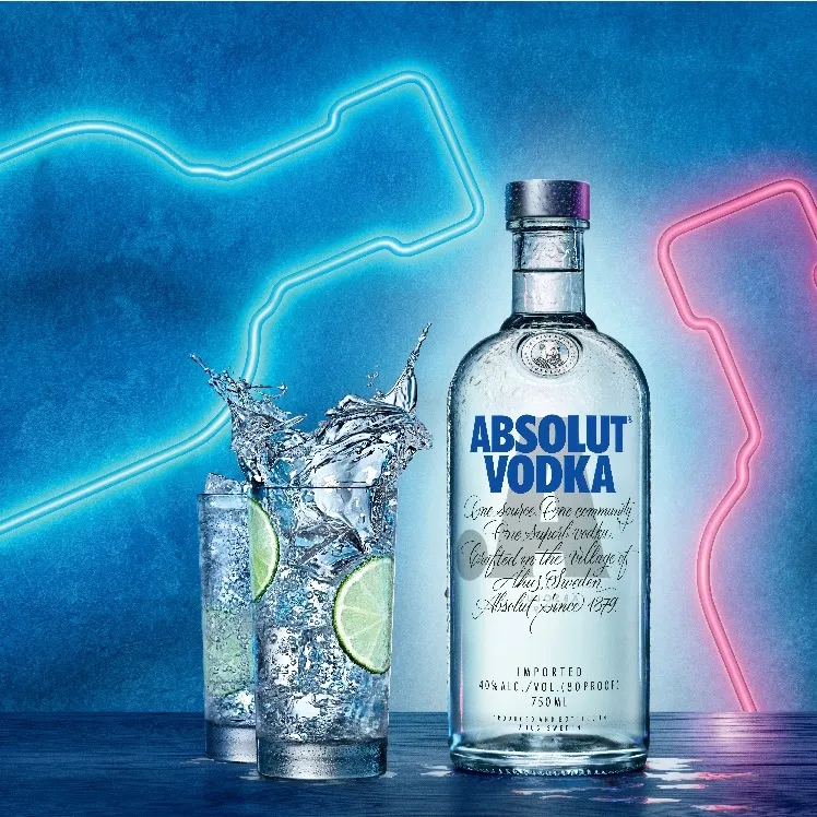 Ảnh Rượu Vodka  Absolut  Nồng Độ Alc 40.0%  375ml  Không Kèm Hộp 2