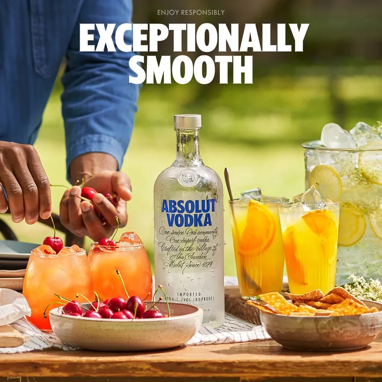 Ảnh Rượu Vodka  Absolut  Nồng Độ Alc 40.0%  375ml  Không Kèm Hộp 3
