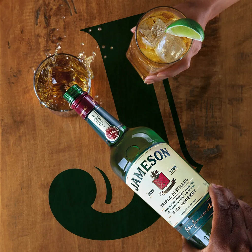 Ảnh Rượu Whiskey Jameson lrish Nồng Độ Alc 40%  375ml  Không Kèm Hộp 3