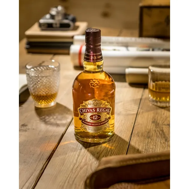 Ảnh Rượu Whisky Chivas Regal 12 Nồng Độ Alc 40% 375ml  KHÔNG KÈM HỘP 1