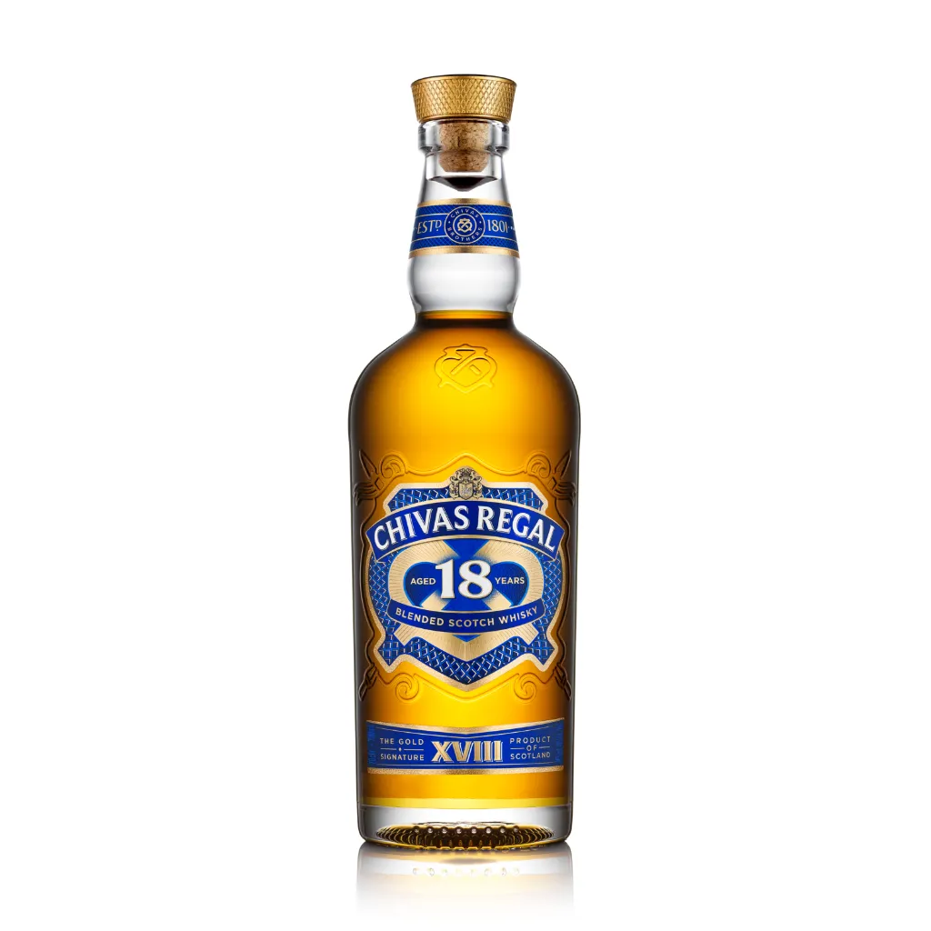 Ảnh Rượu Whisky Chivas Regal 18 Gold Signature  Nồng Độ Alc 40% 700ml  Kèm Hộp 2