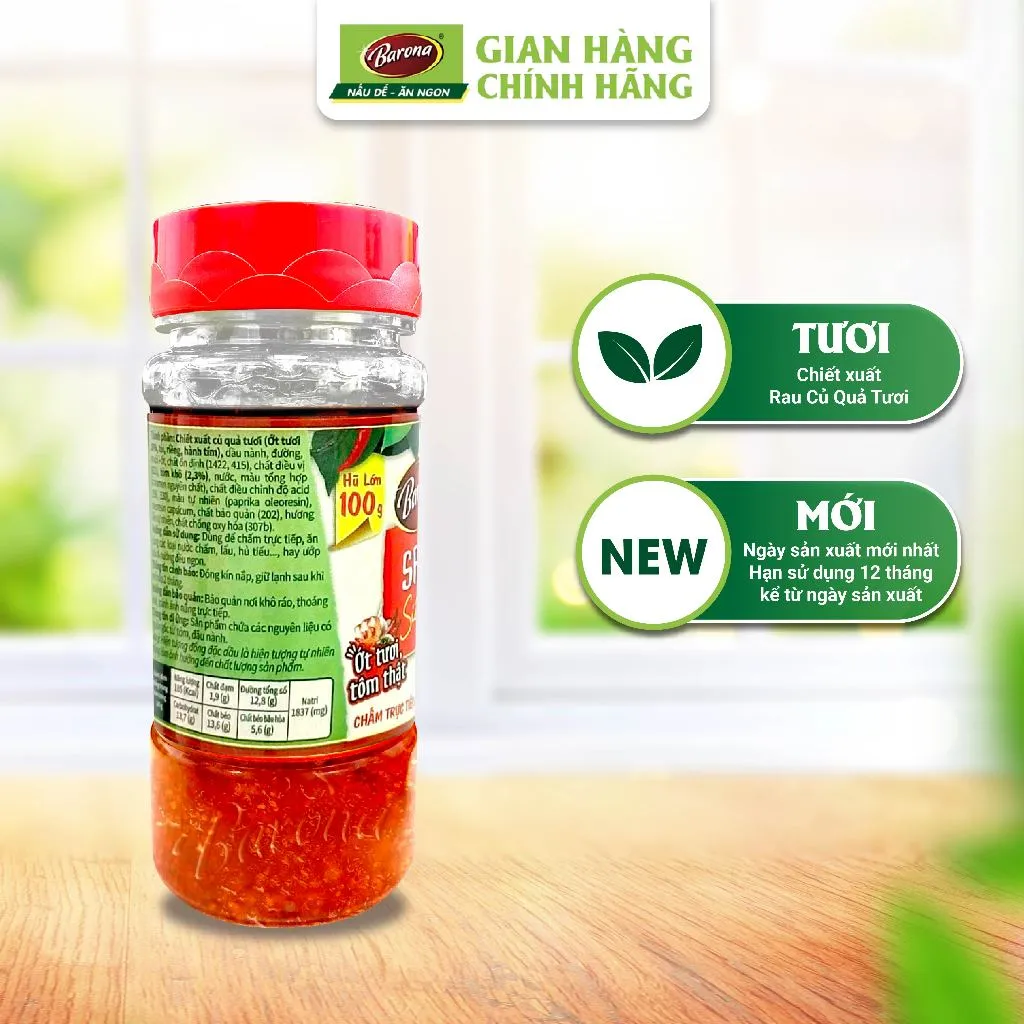 Ảnh Sa tế Tôm Siêu Ngon Barona 100g 2