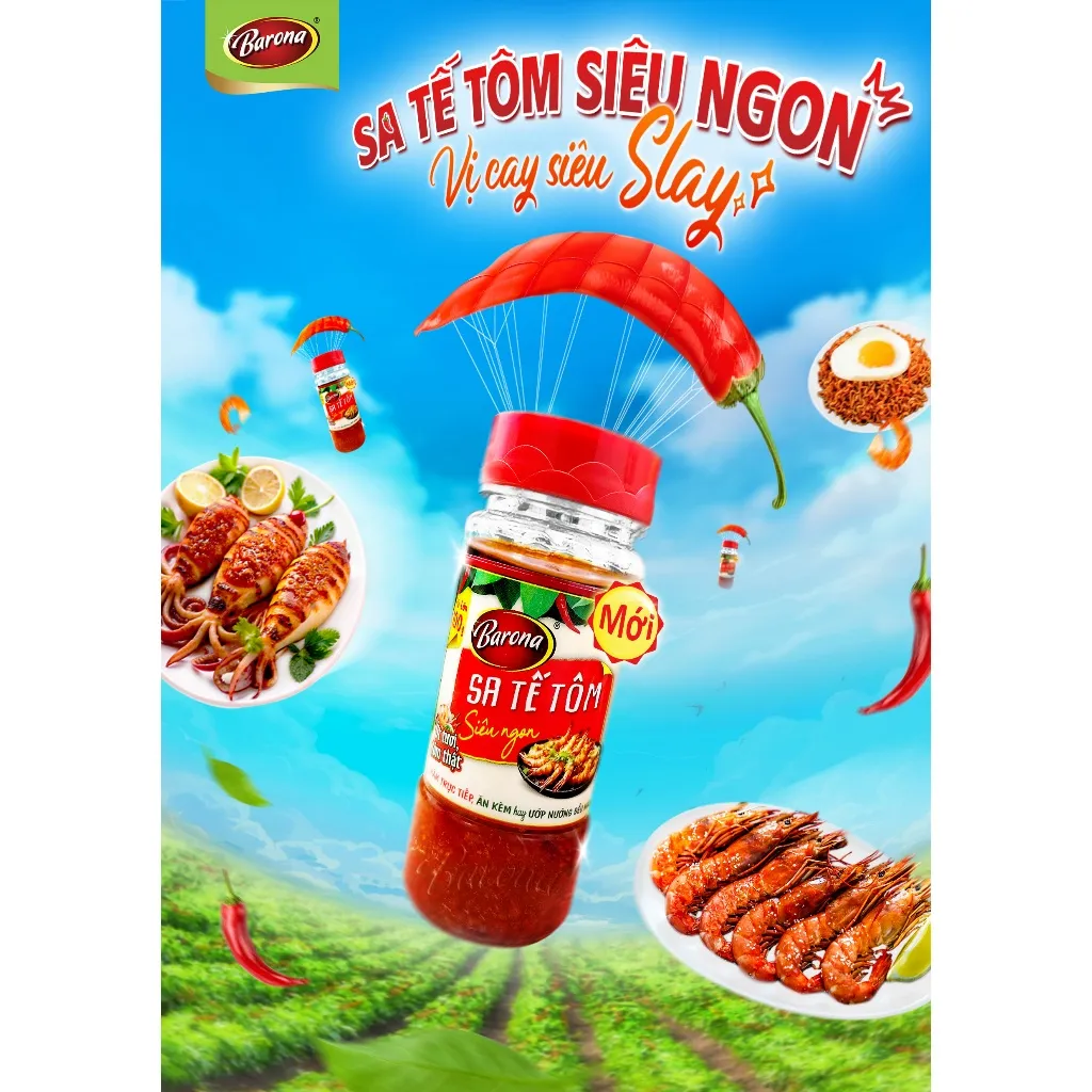 Ảnh Sa tế Tôm Siêu Ngon Barona 100g 3