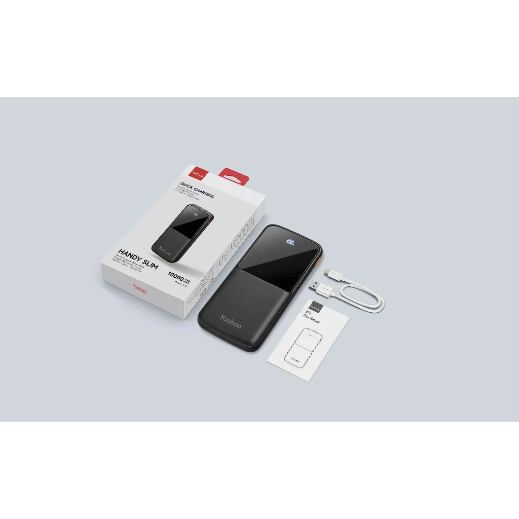 Ảnh Sạc dự phòng 10000mAh/20000mAh Q15/ Q21 Yoobao | Sạc nhanh hỗ trợ nhiều cổng | Màn hình Led kỹ thuật số | BH 12 tháng 2