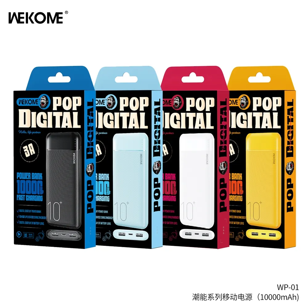 Ảnh Sạc dự phòng wekome 10000 mAh WP01 - Hàng chính hãng 3
