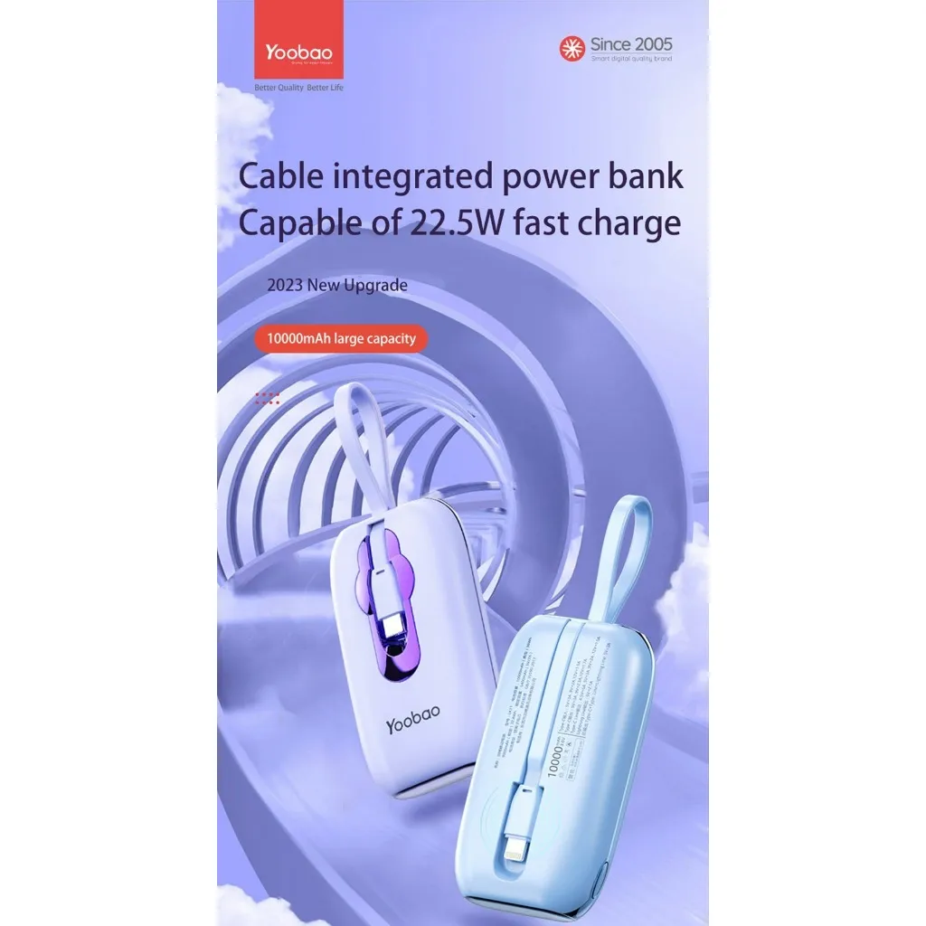 Đánh Giá Sạc Dự Phòng Yoobao LK11 10000mAh 22.5W | Tích Hợp Cáp, Sạc Nhanh