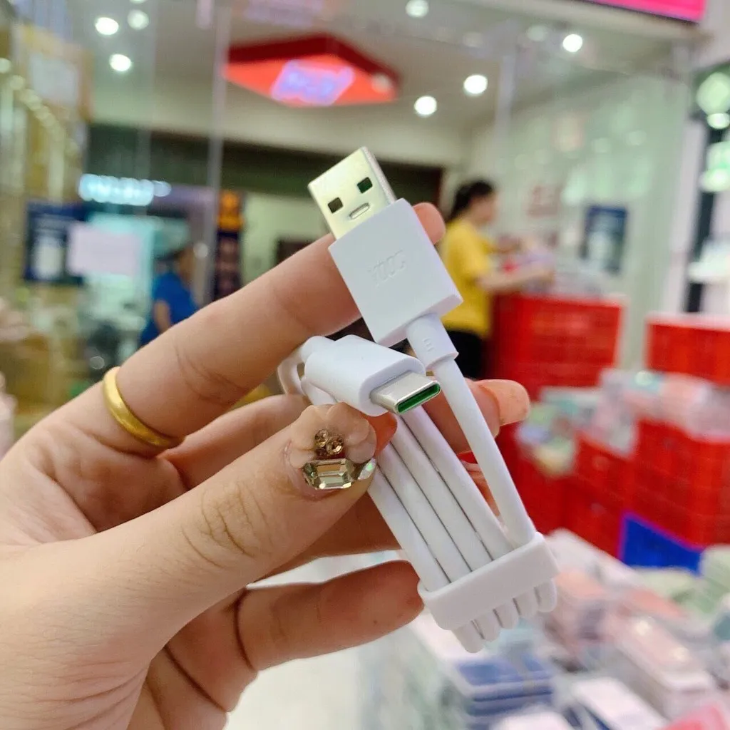 Ảnh Sạc nhanh Oppo kèm dây sạc Oppo 20W Type C và Micro VOOC R1 HÀNG 1:1 Bảo hành 6 tháng lỗi 1 đổi 1 3