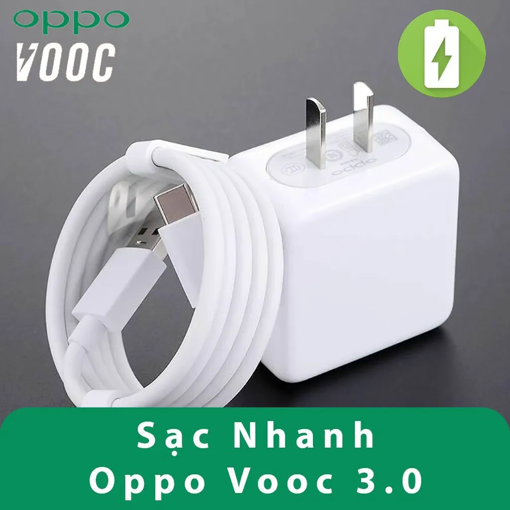 Ảnh Sạc nhanh Oppo VOOC Type C và Micro kèm dây sạc oppo 1m DYDX - Bảo hành 30 ngày 1