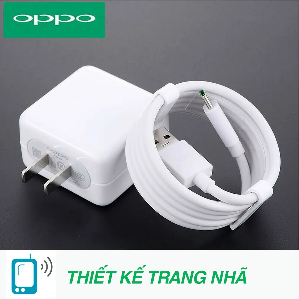 Ảnh Sạc nhanh Oppo VOOC Type C và Micro kèm dây sạc oppo 1m DYDX - Bảo hành 30 ngày 4
