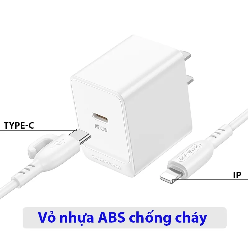 Ảnh Sạc nhanh PD 20W Borofone BA38P bảo hành 12 tháng 1