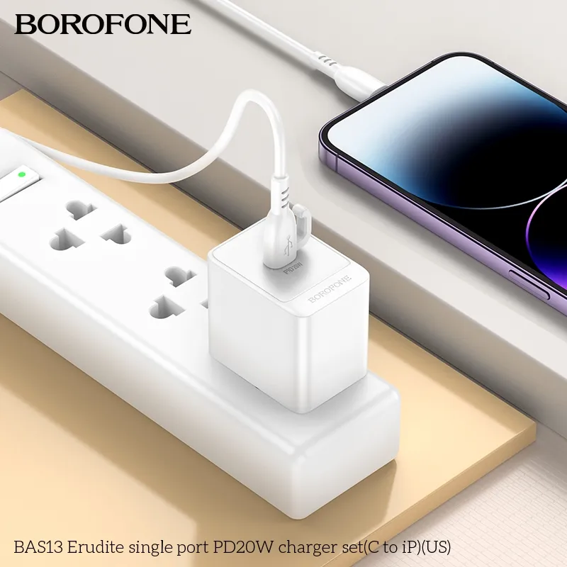Ảnh Sạc nhanh PD 20W Borofone BA38P bảo hành 12 tháng 2