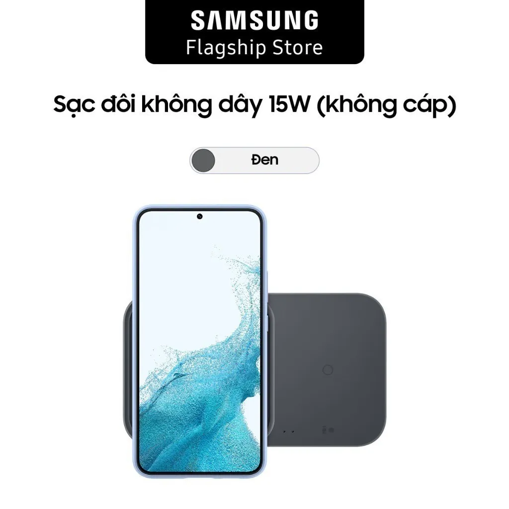 Ảnh Sạc đôi không dây 15W (không cáp) 2