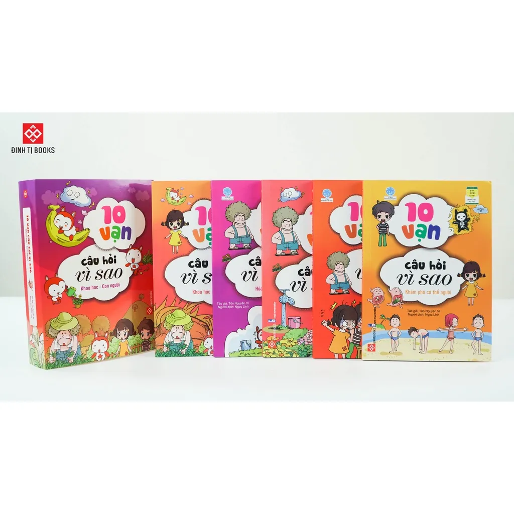 Ảnh Sách - 10 vạn câu hỏi vì sao - Truyện tranh khoa học cho trẻ từ 6 - 15 tuổi - Nhiều chủ đề - Đinh Tị Books 2