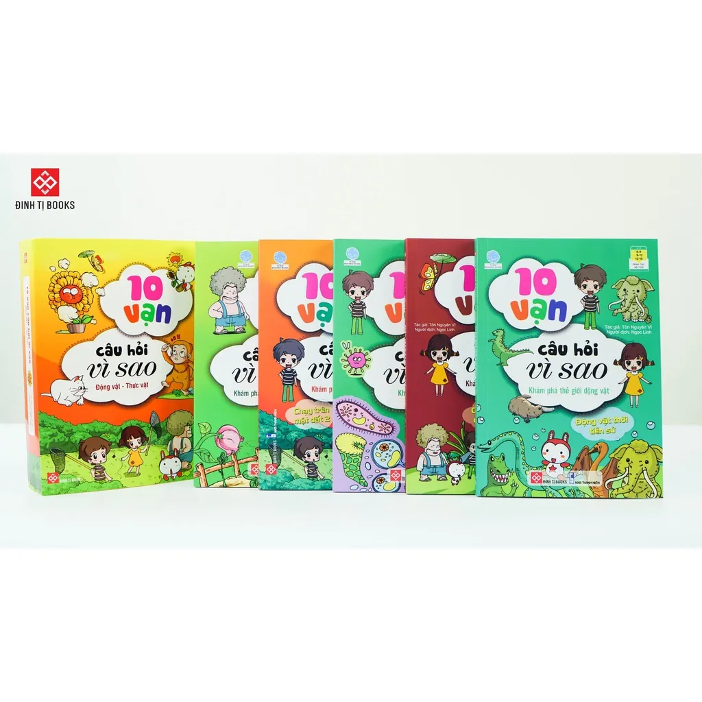 Ảnh Sách - 10 vạn câu hỏi vì sao - Truyện tranh khoa học cho trẻ từ 6 - 15 tuổi - Nhiều chủ đề - Đinh Tị Books 3