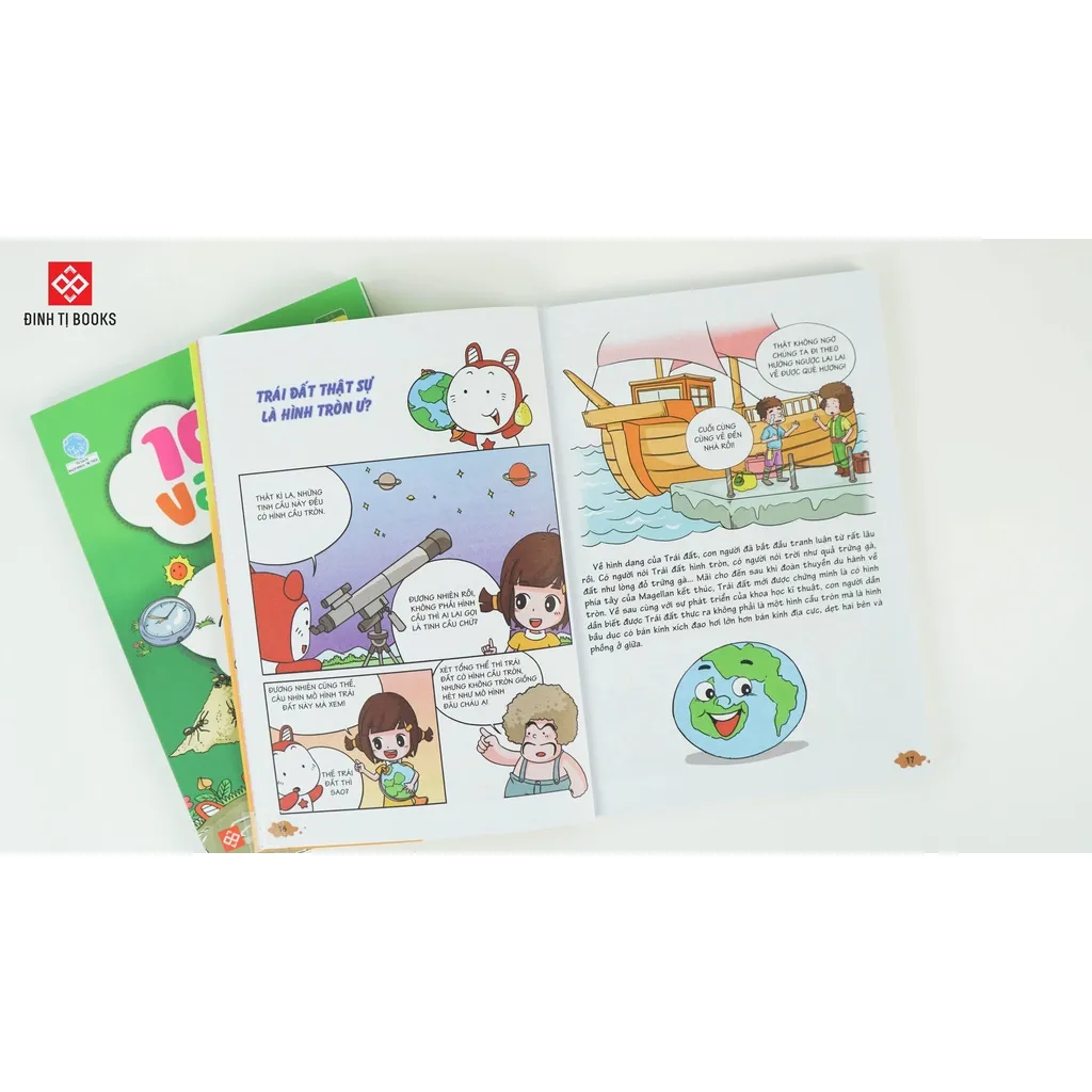 Ảnh Sách - 10 vạn câu hỏi vì sao - Truyện tranh khoa học cho trẻ từ 6 - 15 tuổi - Nhiều chủ đề - Đinh Tị Books 4