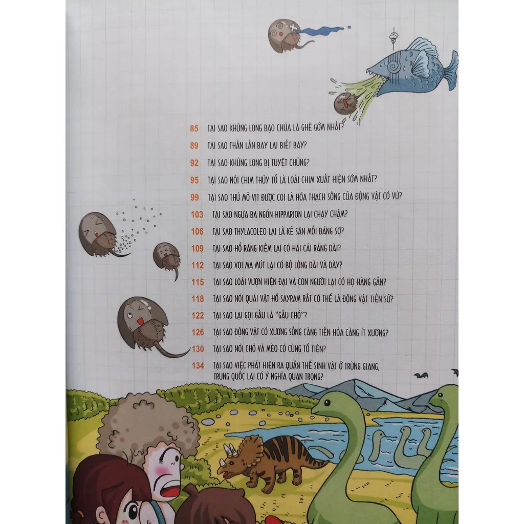 Ảnh Sách - 10 vạn câu hỏi vì sao ĐỘNG VẬT THỜI TIỀN SỬ 1