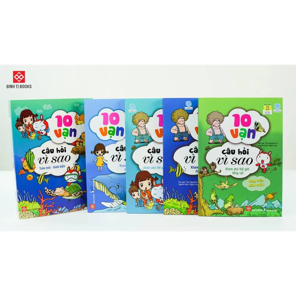 Ảnh Sách - 10 vạn câu hỏi vì sao - Nhiều chủ đề - Truyện tranh thiếu nhi cho bé 5 - 15 tuổi - Đinh Tị Books 4