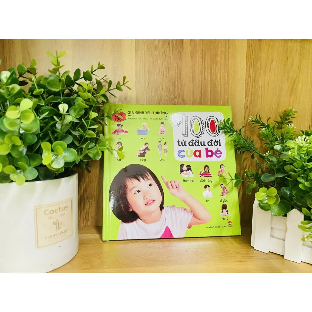 Ảnh Sách - 100 từ đầu đời của bé - Đồ vật và rau quả (Kim Đồng) 2