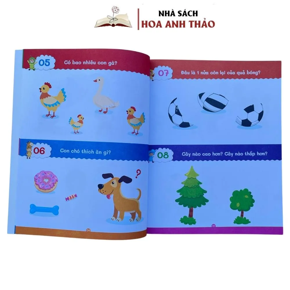 Ảnh Sách - 101 Câu Hỏi Đáp Rèn luyện Trí Thông Minh - Mẹ Hỏi Bé Trả Lời Dành Cho Bé 3 đến 6 tuổi ( Bộ 3 quyển lẻ tuỳ chọn) 3