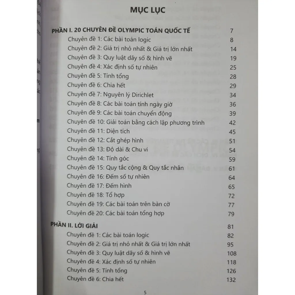 Ảnh Sách - 20 Chuyên đề OLYMPIC Toán quốc tế - Sách song ngữ Anh Việt 3