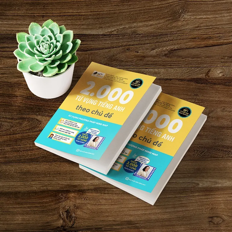 Ảnh Sách - 2000 từ vựng tiếng Anh theo chủ đề - Áp dụng phương pháp mind map - HITBOOKS 1