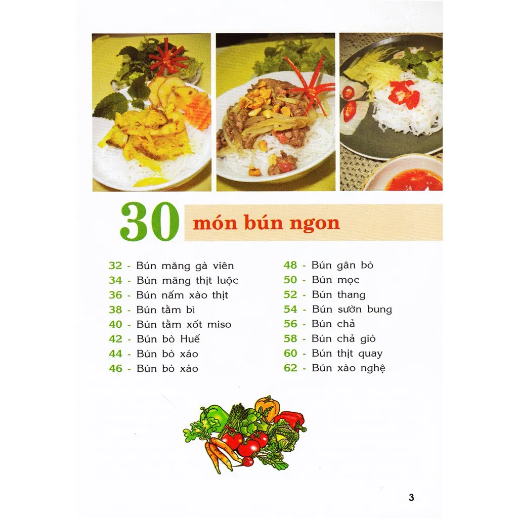 Ảnh Sách 30 Món Bún Ngon (Quỳnh Hương) 2