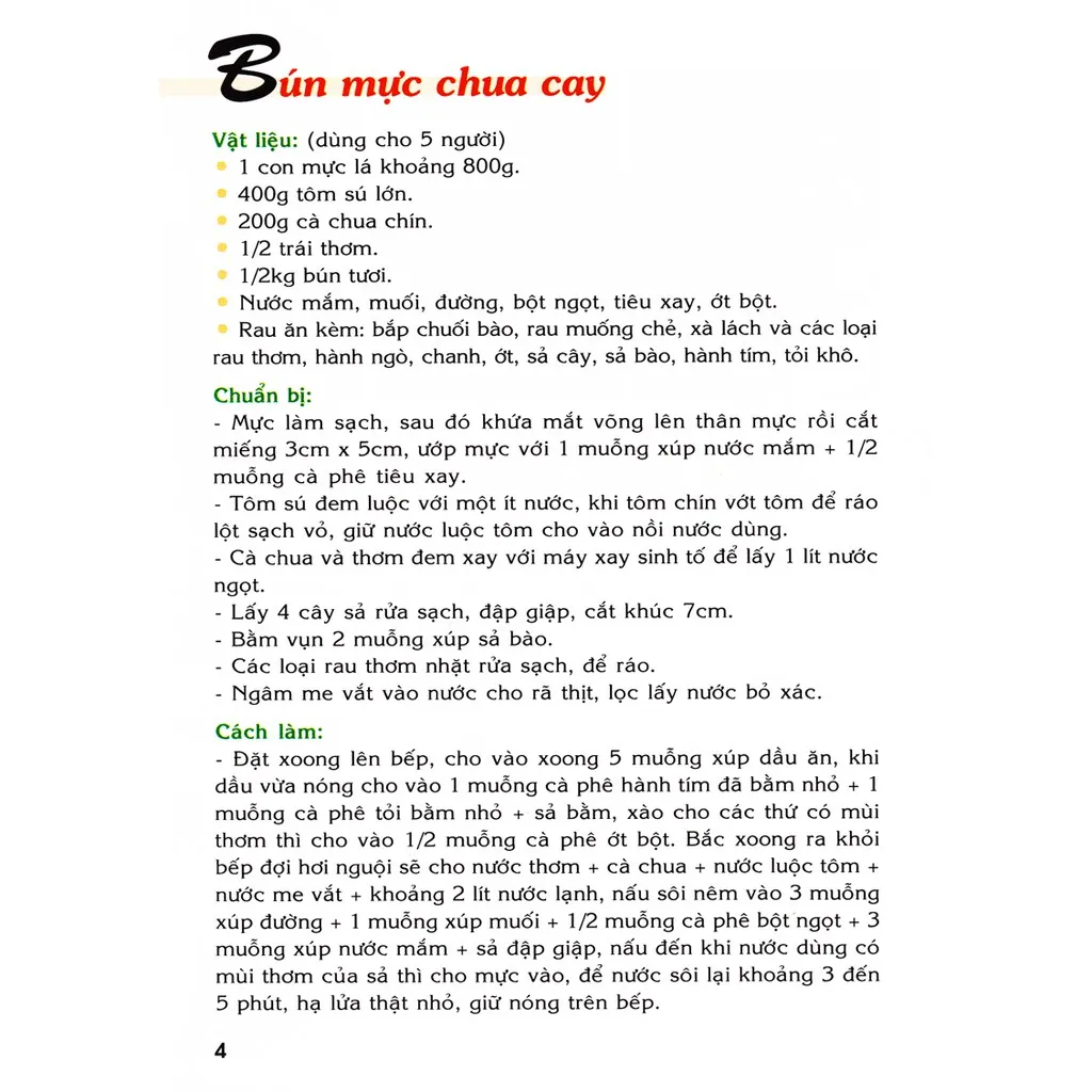 Ảnh Sách 30 Món Bún Ngon (Quỳnh Hương) 3