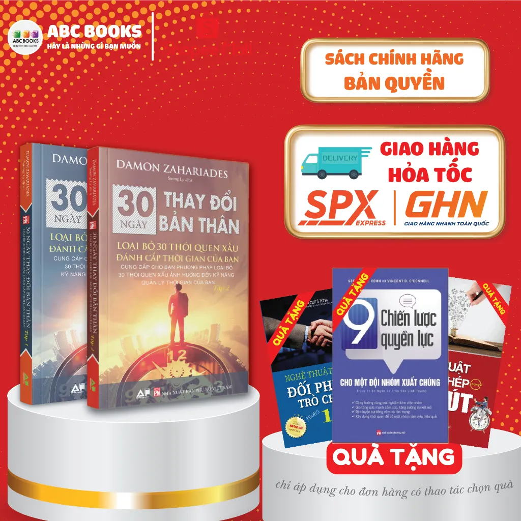 Ảnh Sách - 30 Ngày Thay Đổi Bản Thân Full Tập 1,2 - Loại Bỏ 30 Thói Quen Xấu Đánh Cắp Thời Gian Của Bạn 1