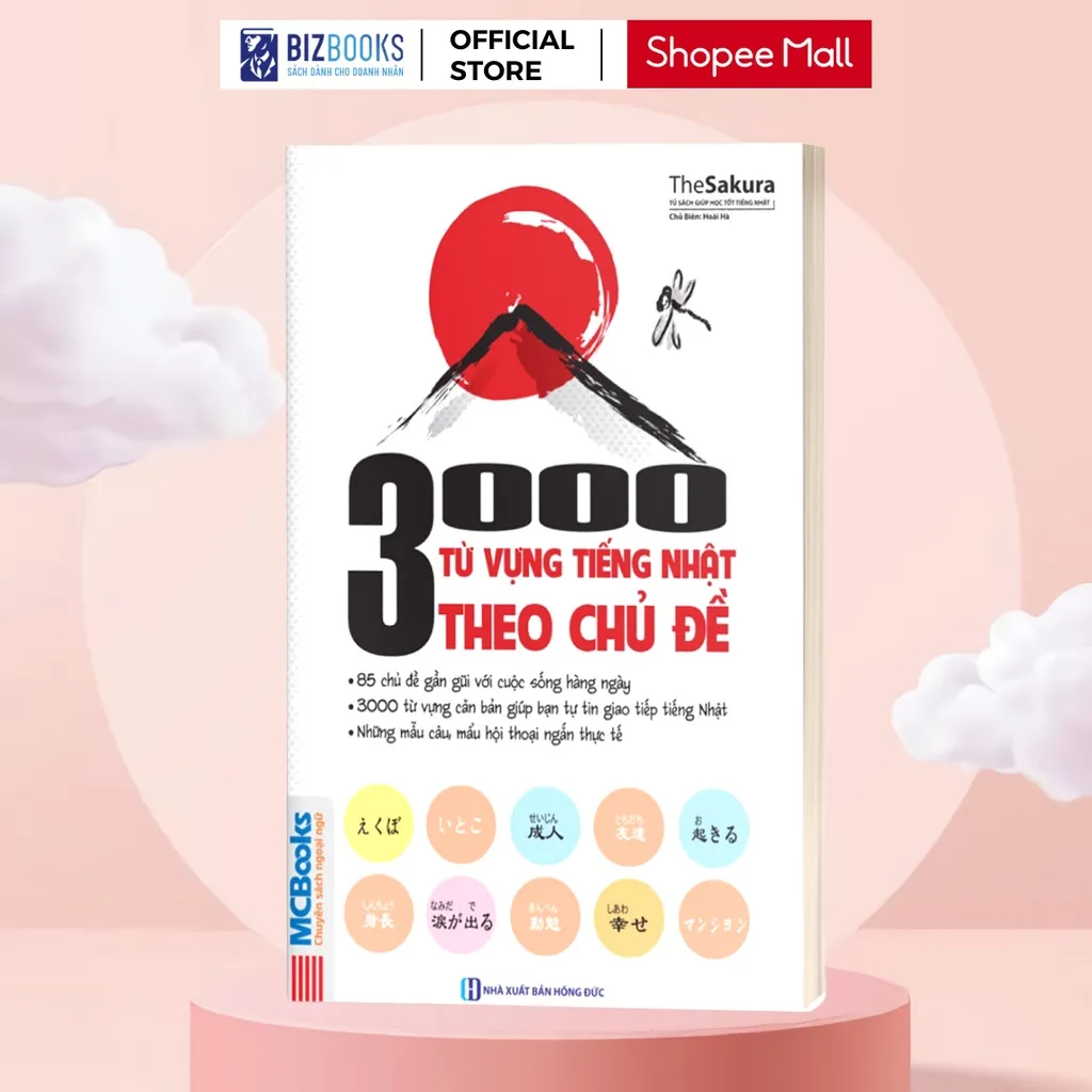 Ảnh Sách - 3000 Từ Vựng Tiếng Nhật Theo Chủ Đề 1