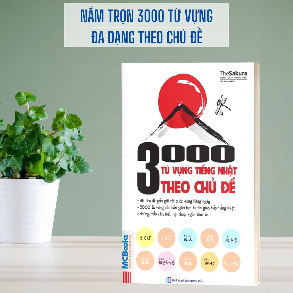 Ảnh Sách - 3000 Từ Vựng Tiếng Nhật Theo Chủ Đề 2