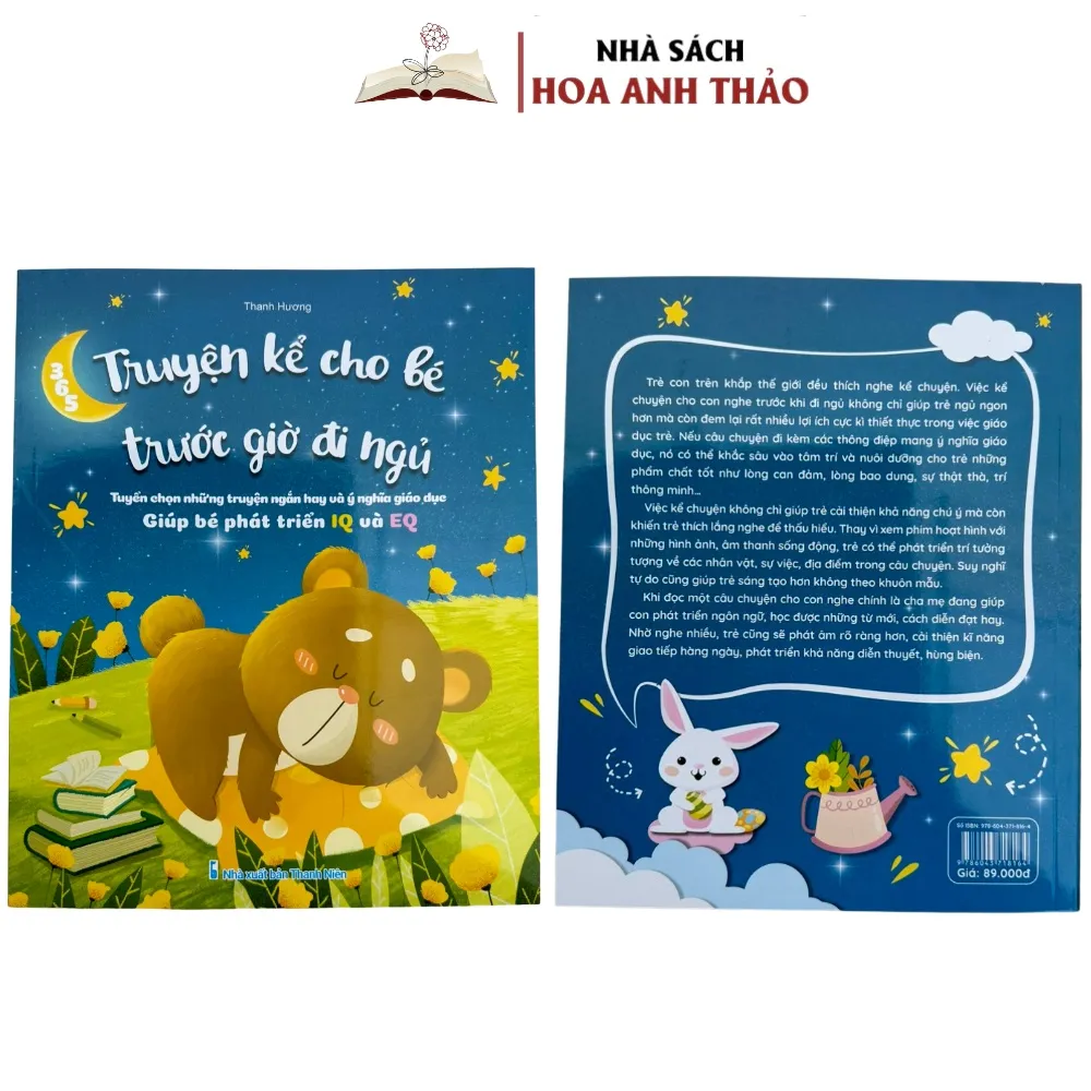 Ảnh Sách - 365 Truyện Kể Cho Bé Trước Giờ Đi Ngủ - Tuyển Chọn Những Truyện Ngắn Hay Và Ý Nghĩa Giúp Bé Phát Triển IQ Và EQ 2