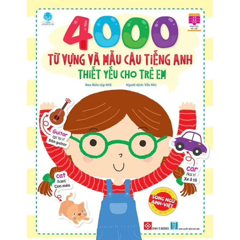 Ảnh Sách - 4000 từ vựng và mẫu câu tiếng Anh thiết yếu cho trẻ em 1