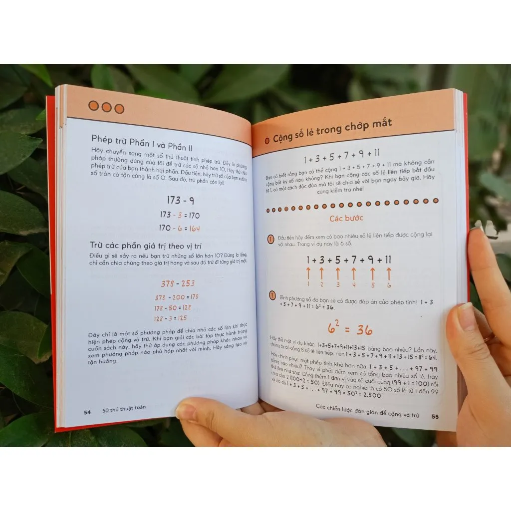 Ảnh Sách 50 Thủ thuật toán Sách giải toán trong chớp mắt dành cho mọi lứa tuổi Bìa mềm - Á Châu Books 4