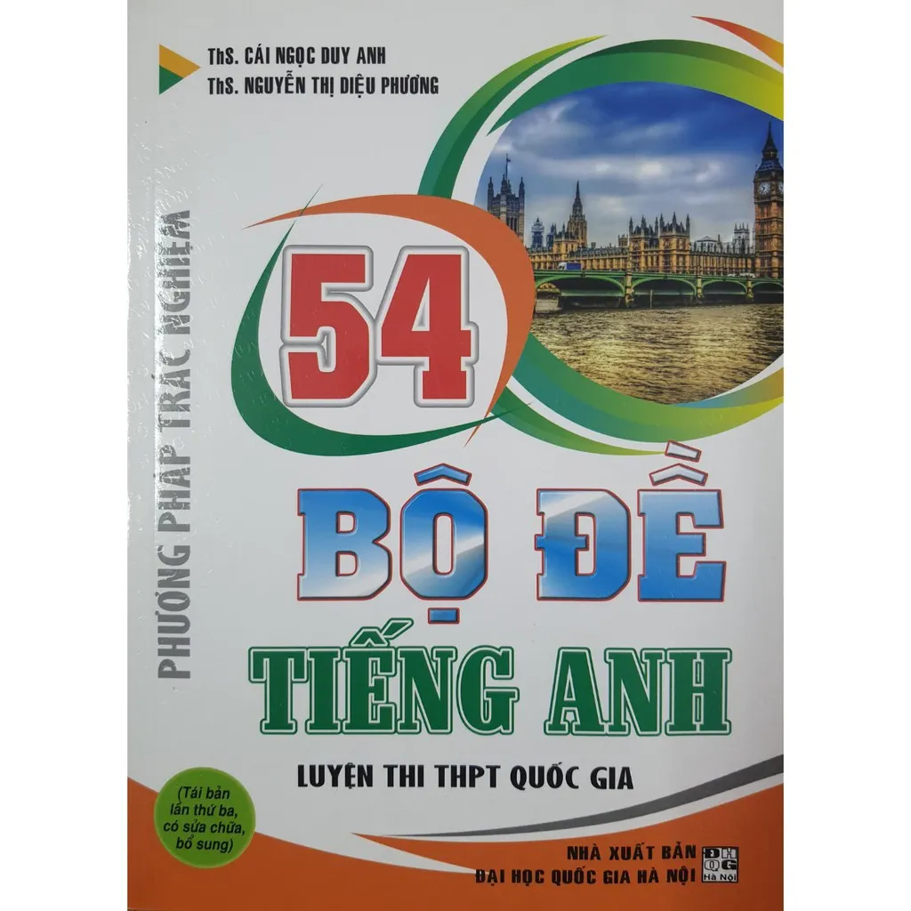 Ảnh Sách - 54 Bộ đề Tiếng Anh (Luyện thi THPT quốc gia) 1