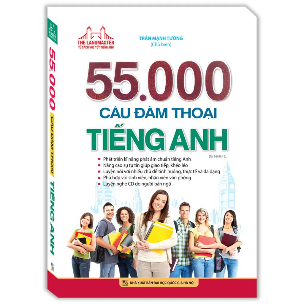 Ảnh Sách - 55000 Câu Đàm Thoại Tiếng Anh 1