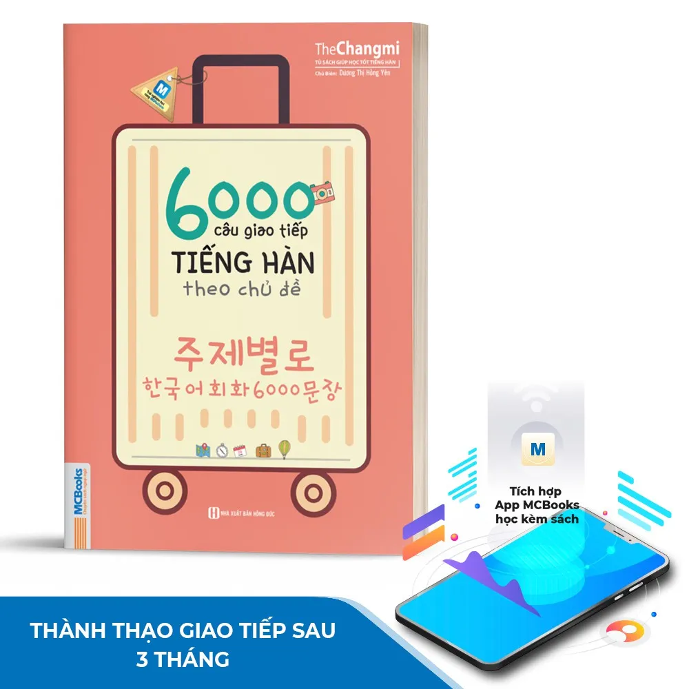 Ảnh Sách - 6000 Câu Giao Tiếp Tiếng Hàn Theo Chủ Đề Cho Người Mới Bắt Đầu 3