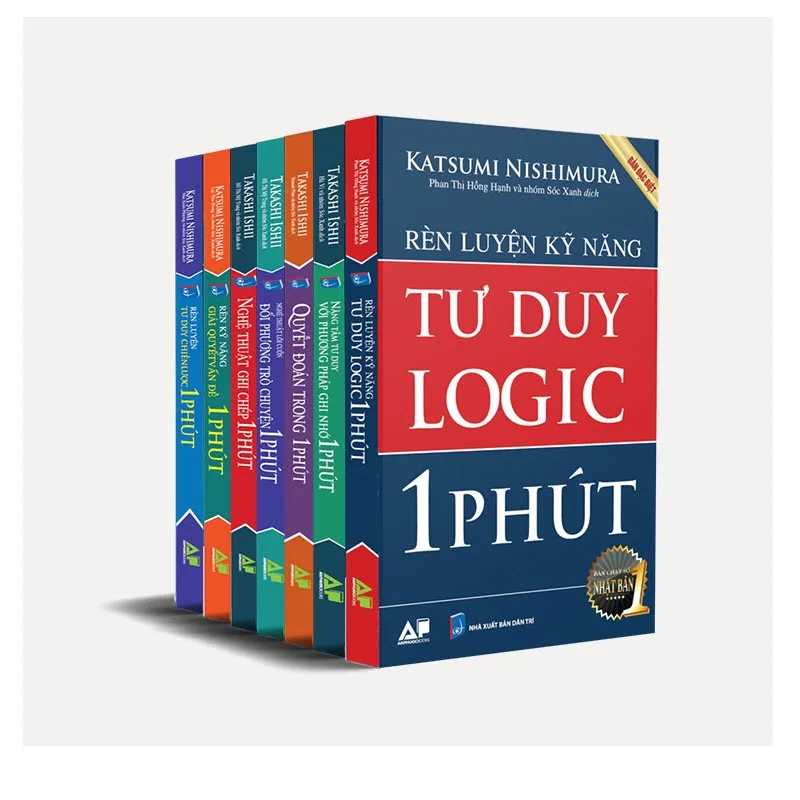 Ảnh Sách - 7 Cuốn Luyện Não Trong 1 Phút Bán Chạy Nhất Nhật Bản (Tái Bản) 3