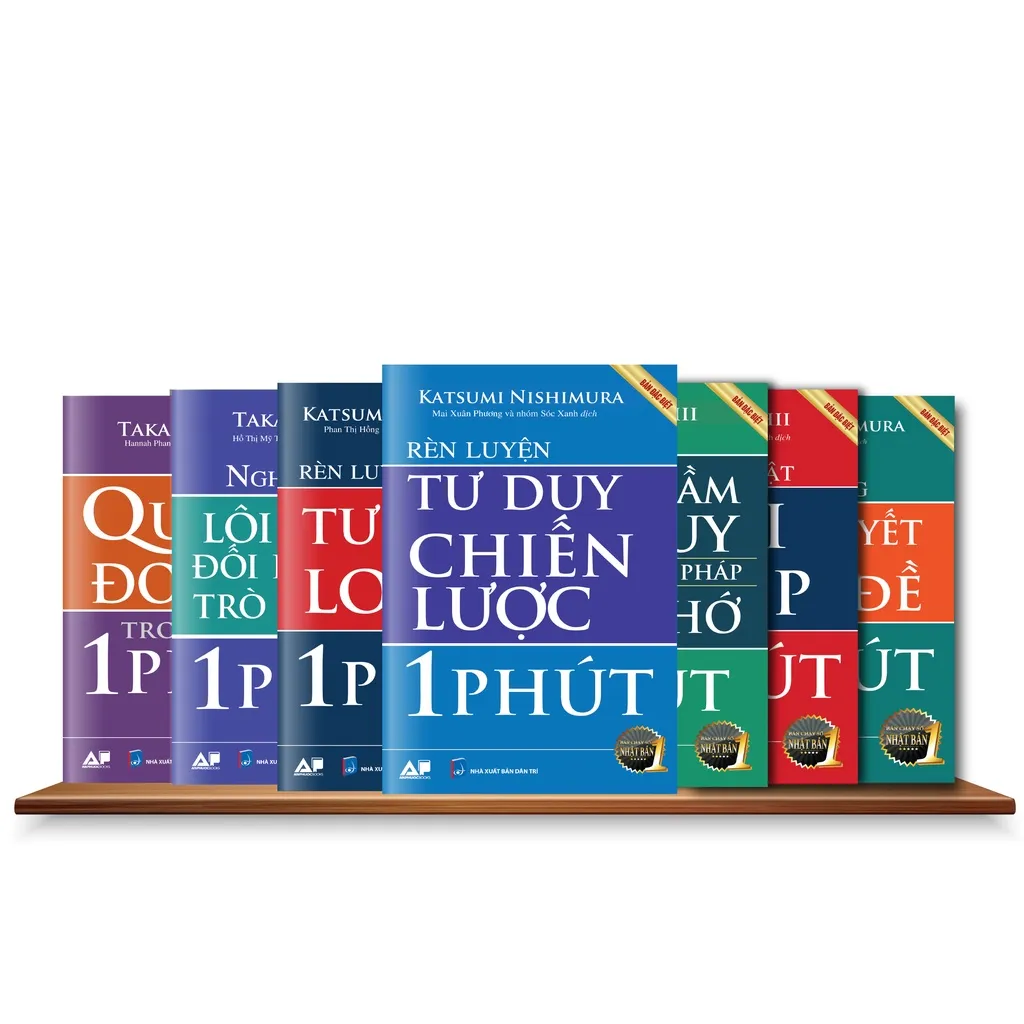 Ảnh Sách - 7 Cuốn Luyện Não Trong 1 Phút Bán Chạy Nhất Nhật Bản (Tái Bản) 4
